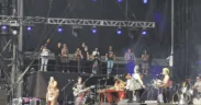 Ali Gua Gua participa en un concierto de cumbia en la Ciudad de México