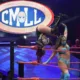 Luchadores del CMLL participantes en la presentación de la Carrera del Ring en Ciudad de México