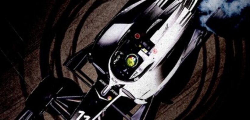 Monoplaza de Cadillac F1 en la imagen oficial del Show Run de Sergio Pérez en Paseo de la Reforma