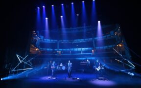 Fobia durante un ensayo para Noche de Primavera en el Teatro de la Ciudad Esperanza Iris, el 20 de marzo de 2020. Foto de archivo: no corresponde al Palacio de los Deportes en 2026 ni confirma su producción o alineación.
