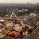 Vista aérea del Complejo Cultural Los Pinos, sede del festival Quintana Roo en Los Pinos
