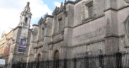 Fachada de Ex Teresa Arte Actual en el Centro Histórico, fotografía de archivo de septiembre de 2008; no muestra la exposición de Richard Moszka.