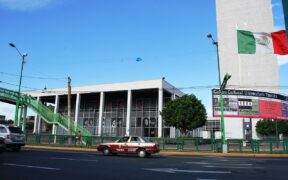 Edificio del Centro Cultural Universitario Tlatelolco, fotografía de archivo de 2009, no del taller infantil.