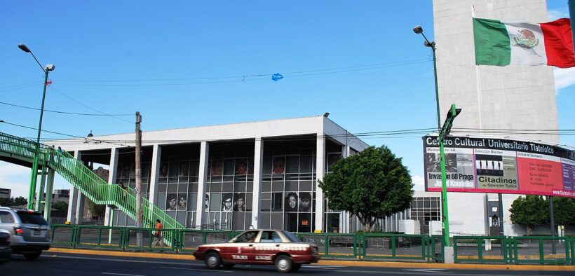 Edificio del Centro Cultural Universitario Tlatelolco, fotografía de archivo de 2009, no del taller infantil.