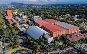 Vista aérea del Centro Nacional de las Artes, Coyoacán, en 2023; fotografía de archivo.