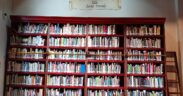 Libros de la Biblioteca de la Gastronomía Mexicana de Fundación Herdez, fotografiados en 2025.
