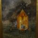 Roulotte, obra de Remedios Varo, en una fotografía documental de 2011; no es una vista del montaje actual.